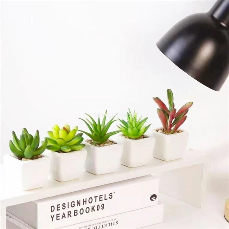 mini artificial succulents