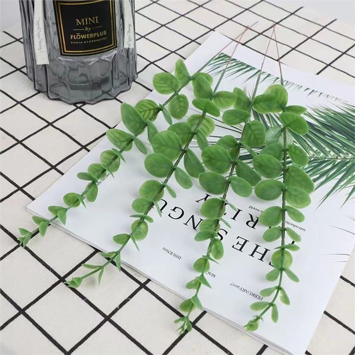 faux silver dollar eucalyptus branch